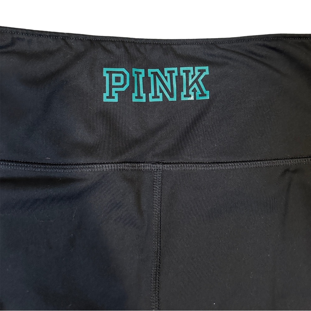 RARE! EUC! Pink Victoria’s Secret Seattle Mariners Black Leggings Size Large - Picture 4 of 12